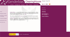 Desktop Screenshot of genderbias.net